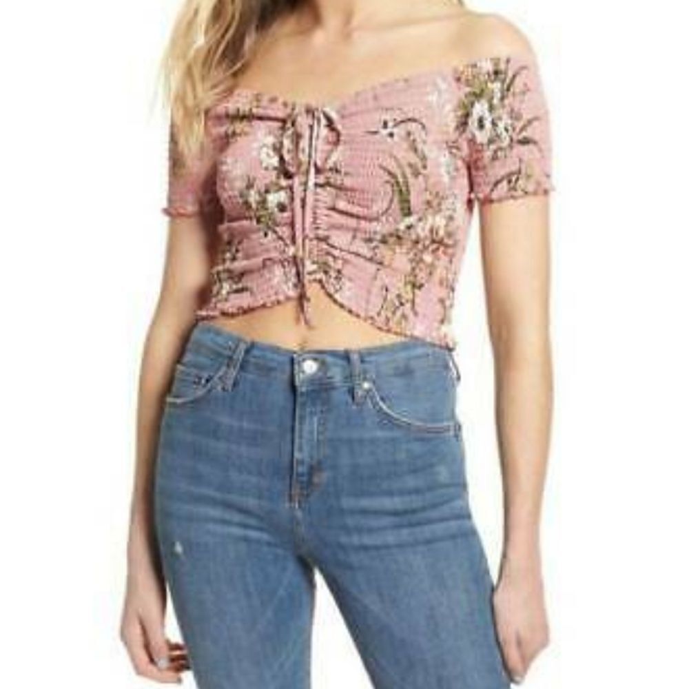 Ten Sixty Sherman Front Cinch Off Shoulder Top